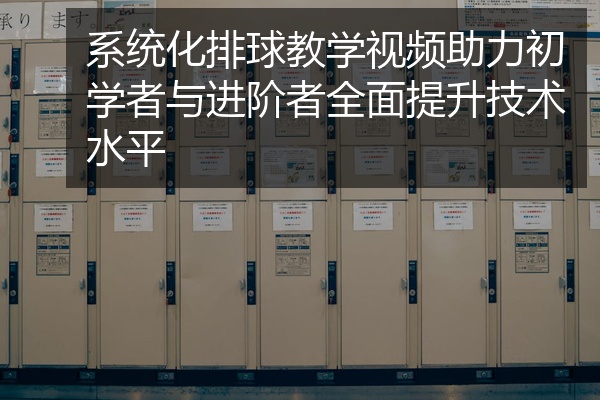 系统化排球教学视频助力初学者与进阶者全面提升技术水平